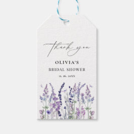 Wildblumen-Aquarell-Blumen-Braut-Show Geschenkanhänger
