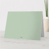 Wildblumen - Aquarell Karte (Rückseite)