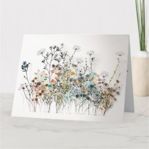 Wildblumen - Aquarell