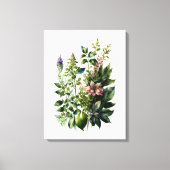 Wildblumen Aquarell Leinwand (Vorderseite)