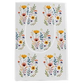 Wildblumen Aquarellkamillenkammergel Mittlere Geschenktüte