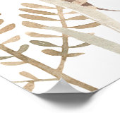 Wildblumen Aquarellmuster nahtlos. Blume Poster (Ecke)