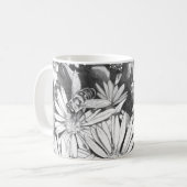 Wildblumen Art Coffee Cup Honey Bee & Blume Cup Kaffeetasse (Vorderseite Links)