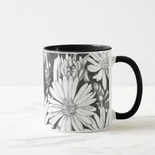 Wildblumen Art Coffee Cup Honey Bee & Blume Cup Tasse (Rechts)