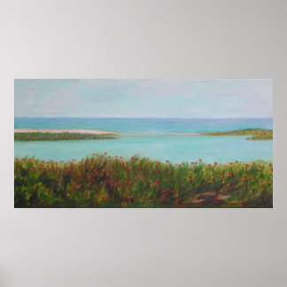 WILDBLUMEN AUF DEM BAY-Poster Poster