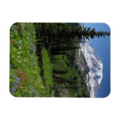 Wildblumen auf dem Rainier Magnet (Horizontal)