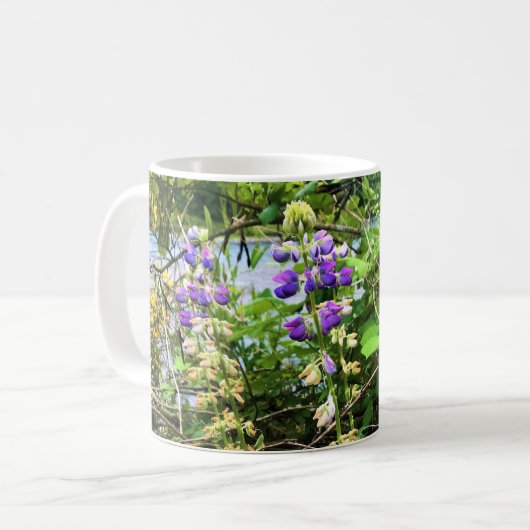 Wildblumen auf dem Weg, Oregon Kaffeetasse (Vorderseite Links)