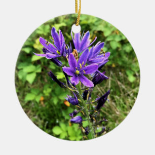 Wildblumen auf dem Weg, Oregon Keramik Ornament