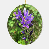 Wildblumen auf dem Weg, Oregon Keramik Ornament (Links)