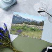 Wildblumen auf den Bergen Geburtstag Karte