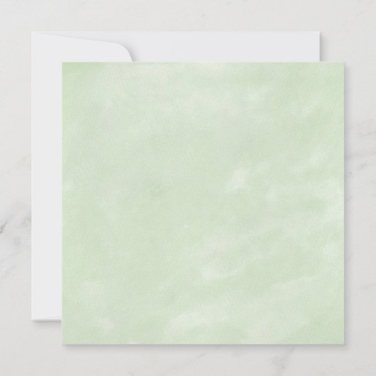 Wildblumen auf der Wasseroberfläche Wappen Hochzei Einladung (Rückseite)