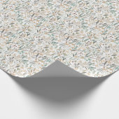 Wildblumen auf der Weide: Aquarellenkarm. Geschenkpapier (Ecke)