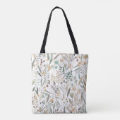 Wildblumen auf der Weide: Aquarellenkarm. Tasche (Rückseite)