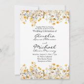 Wildblumen auf der Weißen Wiese Einladung (Vorderseite)