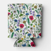 Wildblumen auf weißlich dosenkühler (Vorderseite)