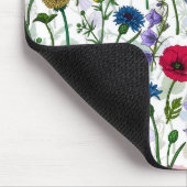 Wildblumen auf weißlich mousepad (Ecke)
