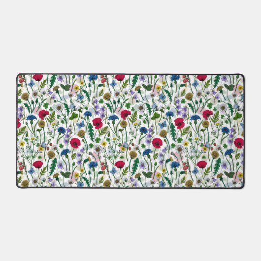 Wildblumen auf weißlich schreibtischunterlage (Vorderseite)