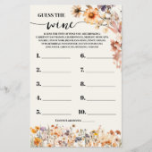 Wildblumen aus dem Herbst schätzen die Weinduschka Flyer (Vorne)