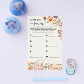 Wildblumen aus dem Herbst schätzen die Weinduschka Flyer (Einzeln)