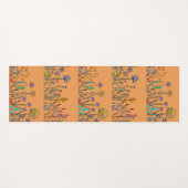 Wildblumen aus Hartglas Yogamatte (Vorderseite (Horizontal))