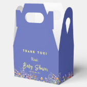Wildblumen Baby Dusche Gefallen Box Geschenkschachtel (Geöffnet)