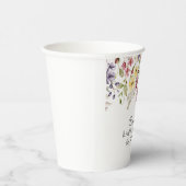 Wildblumen Baby im Blümchen-Kinderdusche Pappbecher (Rechts)