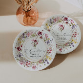 Wildblumen Baby im Blümchen-Kinderdusche Pappteller