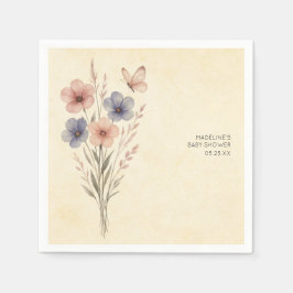 Wildblumen Baby in Bloom Baby Serviette