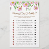 Wildblumen Baby in Bloom Mommy oder Daddy Baby Gam (Vorderseite)