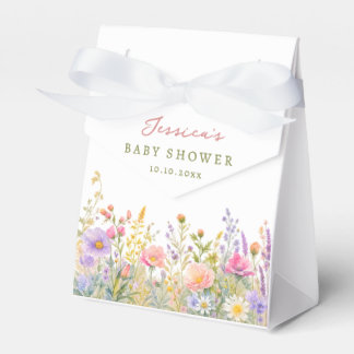 Wildblumen-Baby-Party Geschenkschachtel