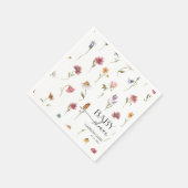Wildblumen-Baby-Party-Servietten Serviette (Ecke)