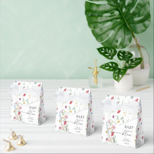 Wildblumen Baby Shower Geschenkschachtel