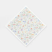 Wildblumen-Baby-Shower-Servietten Serviette (Ecke)