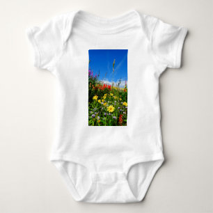 Wildblumen Baby Strampler