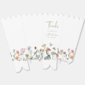 Wildblumen Babydusche Danke Popcorn Geschenkschachtel (Ungeklappt)