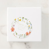 Wildblumen Babydusche Geschenkanhänger (Beispiel)