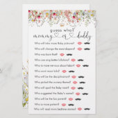 Wildblumen Babydusche "raten Sie, wer" Spiel (Vorne/Hinten)