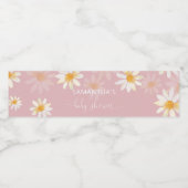 Wildblumen Babydusche Wasserflasche Wasserflaschenetikett (Einzelnes Label)