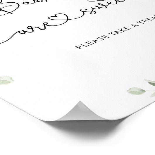 Wildblumen Babys sind süßes Poster (Ecke)