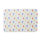 Wildblumen Badematte (Vorderseite)