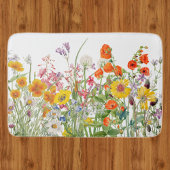 Wildblumen Badematte