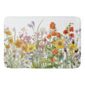 Wildblumen Badematte (Vorderseite)