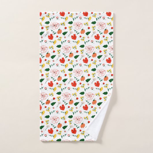 Wildblumen Badhandtuch Set (Handtuch)