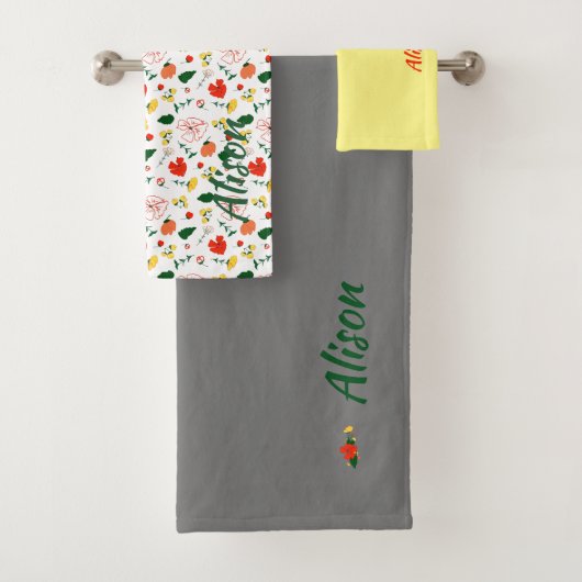 Wildblumen Badhandtuch Set (Insitu)