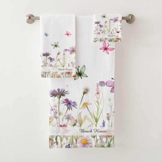 Wildblumen Beach House Handtuch Set (Insitu)