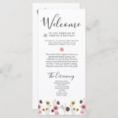 🌸 💍 Wildblumen Begrüßung (Vorne/Hinten)