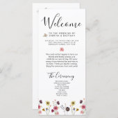 🌸 💍 Wildblumen Begrüßungsprogramm (Vorne/Hinten)