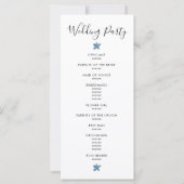 🌸 💍 Wildblumen Begrüßungsprogramm (Rückseite)