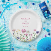 Wildblumen bei Hochzeiten Pappteller (Party)