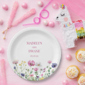 Wildblumen bei Hochzeiten Pappteller (Party)